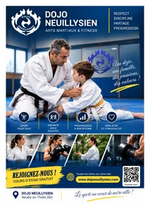 Flyer_A5_Vistaprint-Recto Flyer Recto Dojo Neuillysien